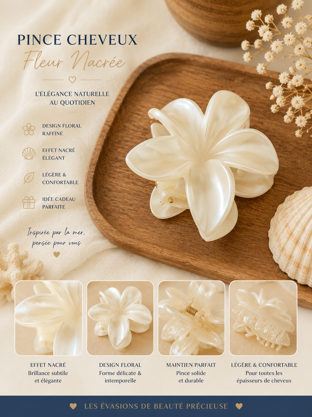 Pince Fleur Camélia