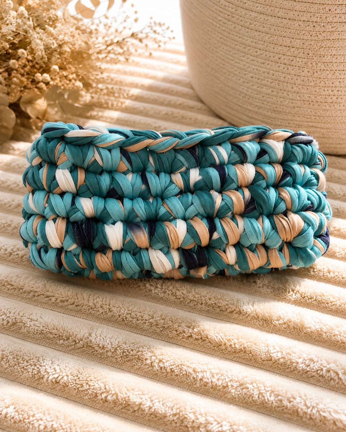 Etui à lunettes - Bleu Océan